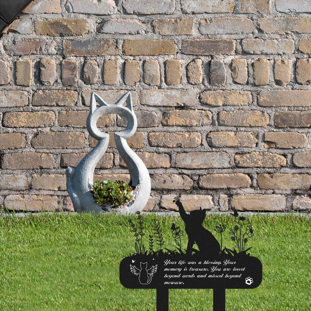 Rngmsi waterproof headstone for pets, built to endure sun and rain.