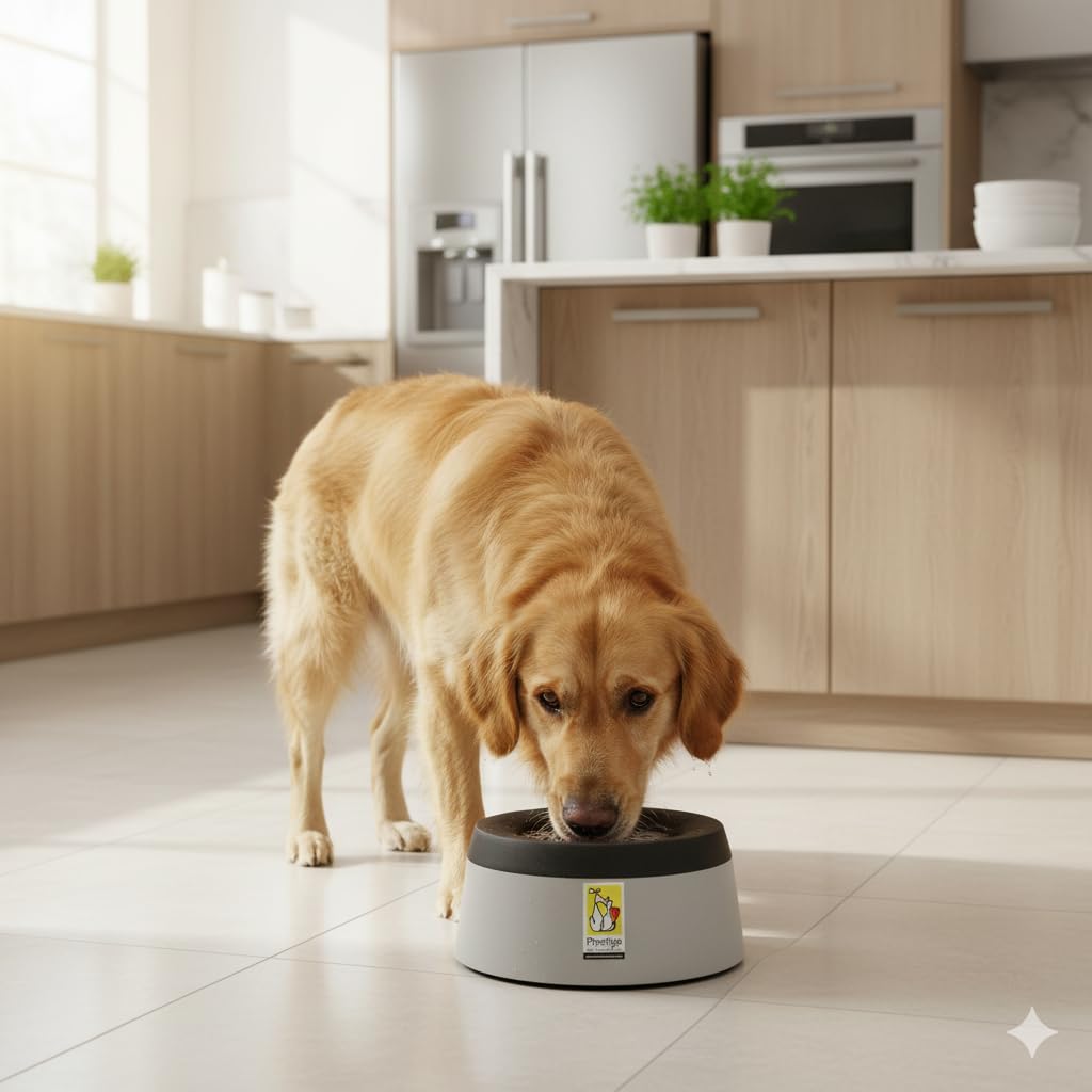 Road Refresher Prestige Pets spill-free lip reduces splashing during pet hydration on the go.