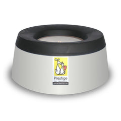Road Refresher Prestige Pets water bowl dispenser with no-spill design for pets.