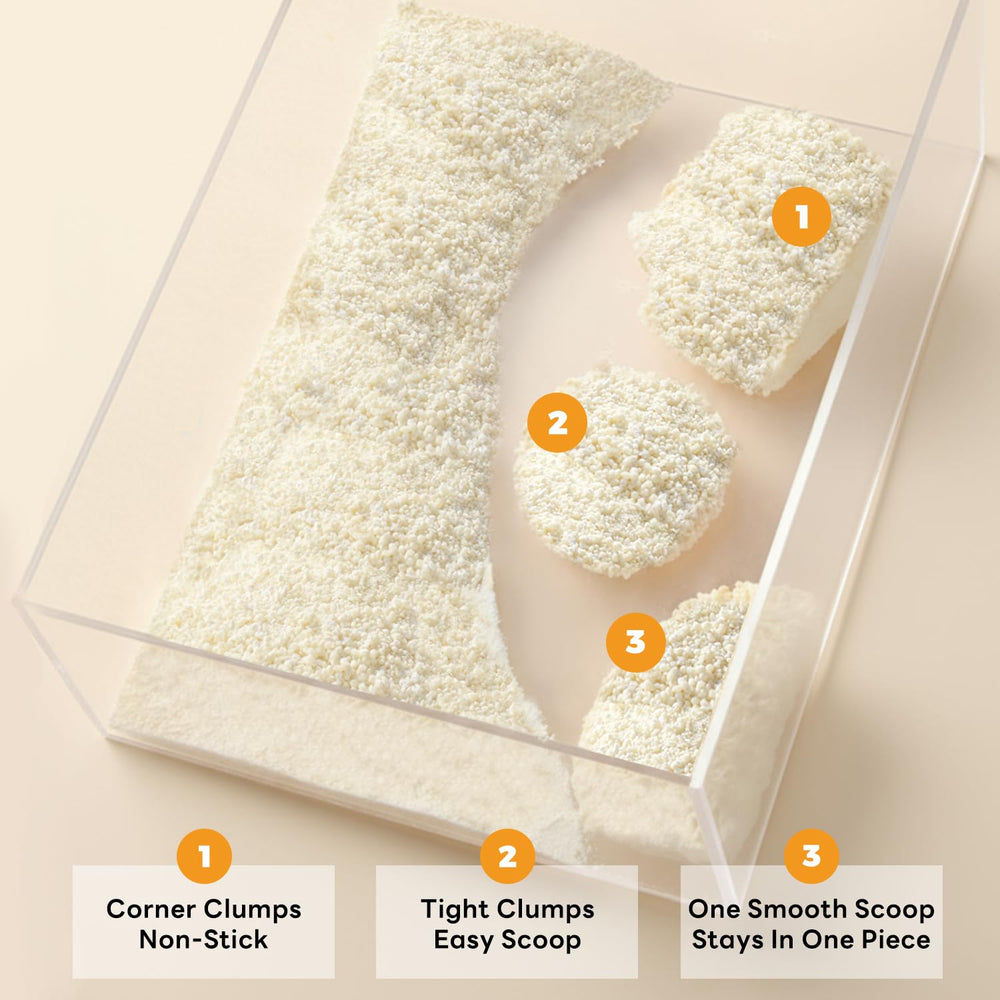 Robotail Dust-free formula keeps the air around the litter box cleaner