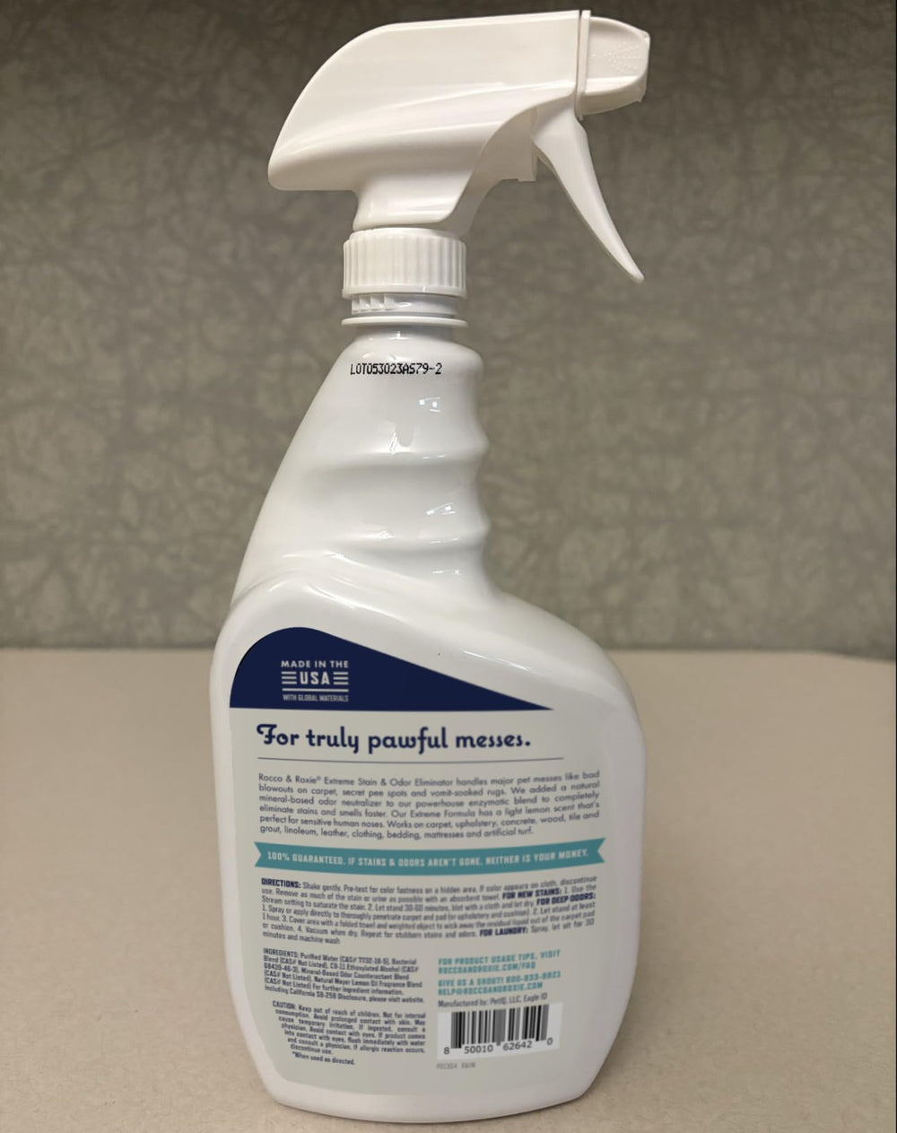 Mineral odor neutralizer targets ammonia and organic matter