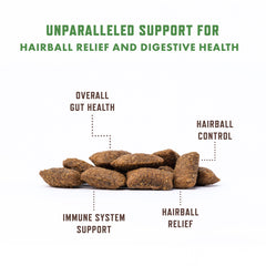 Rocco & Roxie chicken-flavored cat treats offer hairball relief and digestive support