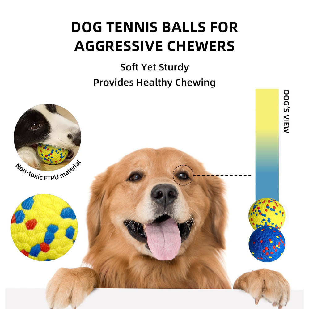 Rocfish etpu rubber ball non-toxic and safe for chewing and tossing.
