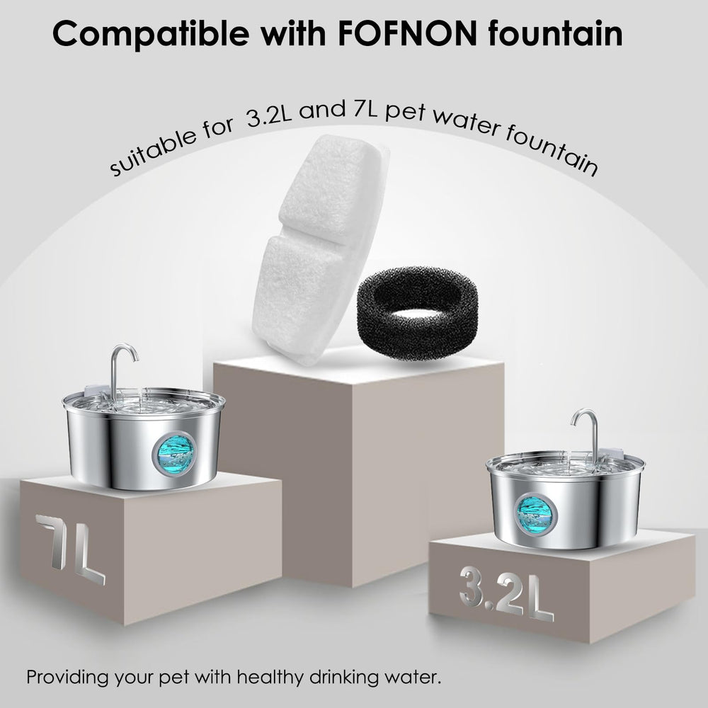 Rock Beard cat fountain filters pack maintains reliable filtration during daily use.