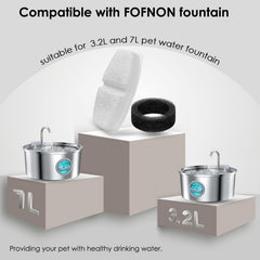 Rock Beard cat fountain filters pack maintains reliable filtration during daily use.