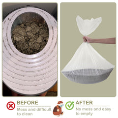 Rock Beard tear-resistant PE material liner designed for durability during scooping.