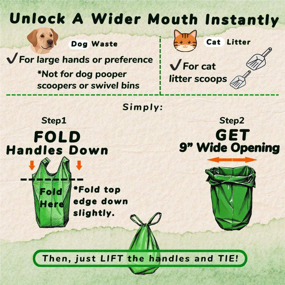 RockRhino Bag dispenser compatibility for quick access