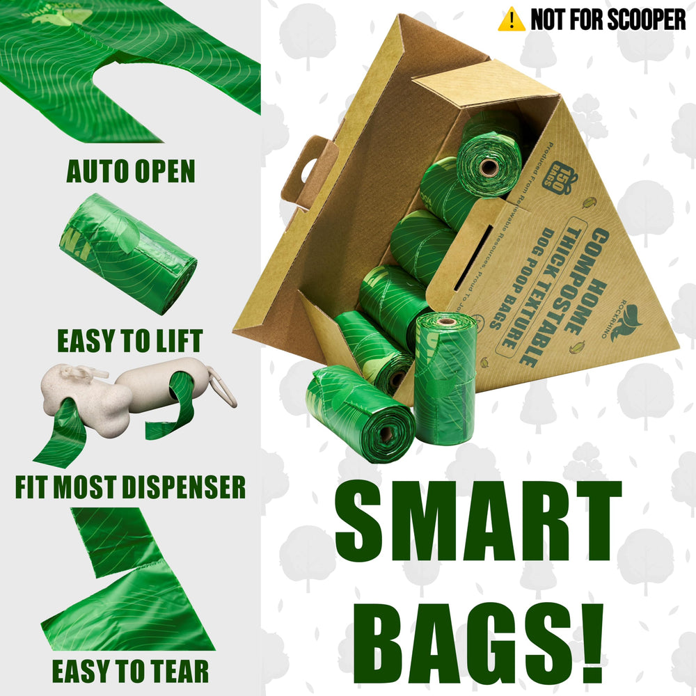 RockRhino Multi-use cleanup bags suitable for cat litter and more