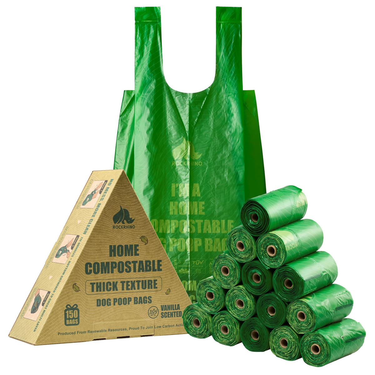 RockRhino Ultra Thick Bags overview showing size and strength for big messes