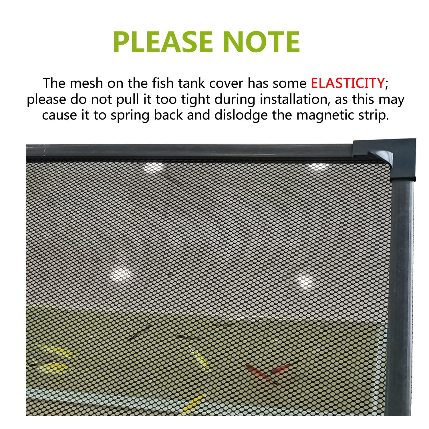 RODENET corrosion-resistant mesh withstands heat from lamps
