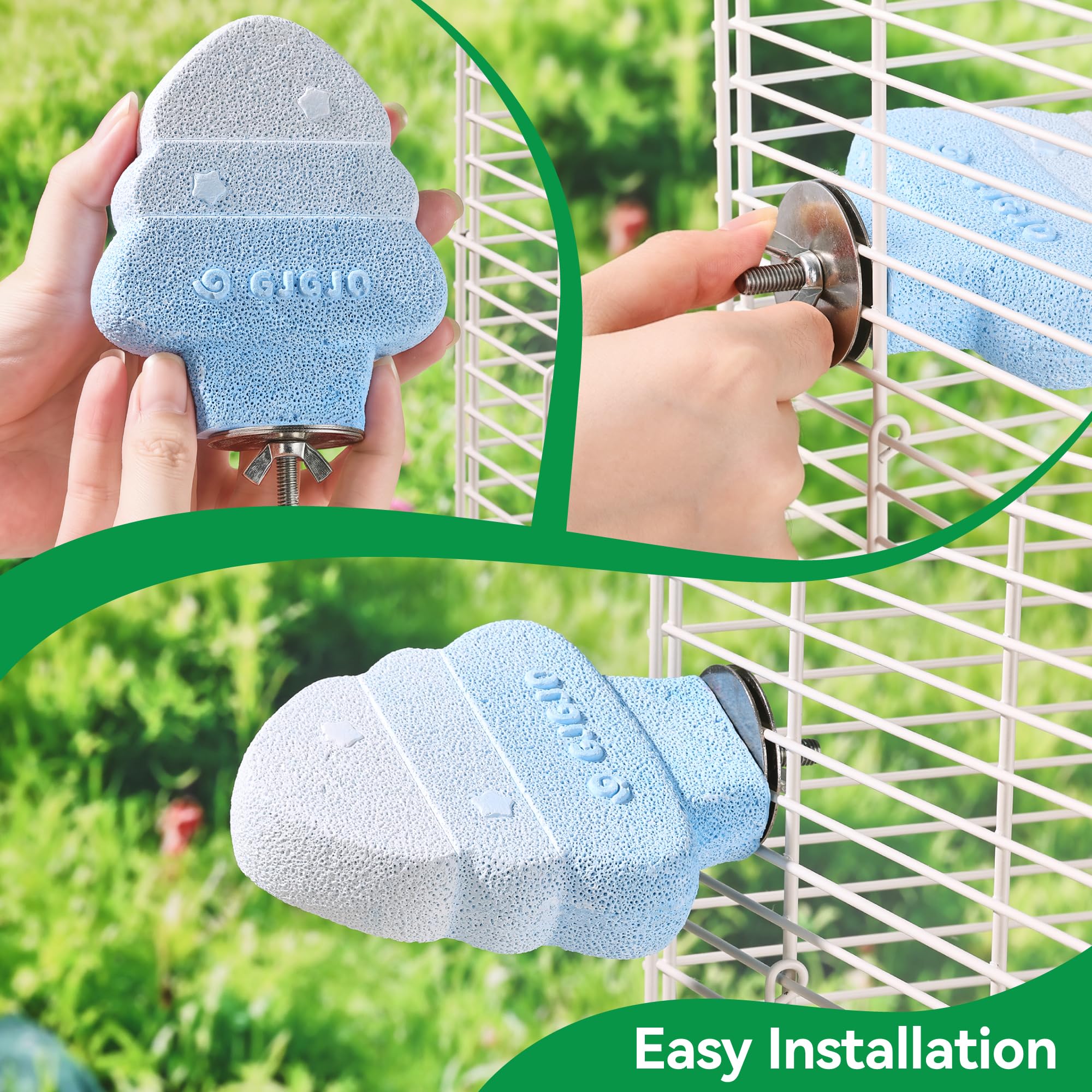 Rodizoo bird perch with safe chew coating supports healthy chewing and foot exercise.