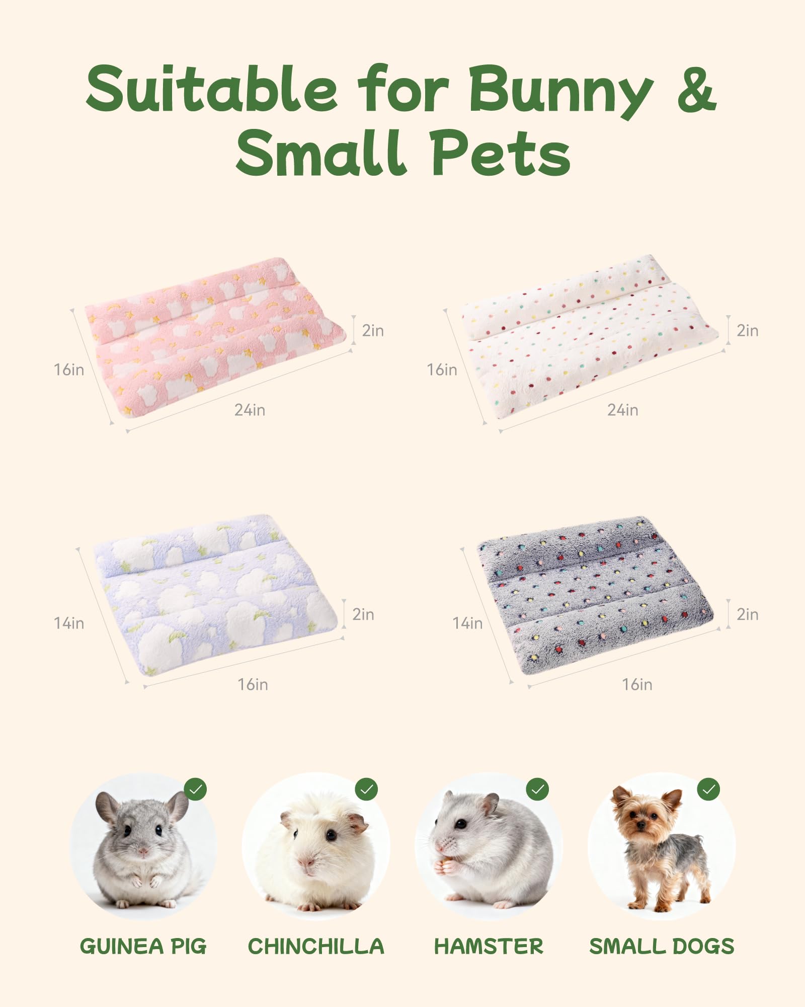 Rodizoo bunny bed cotton batting detail shows double-sided filling for comfy rest.
