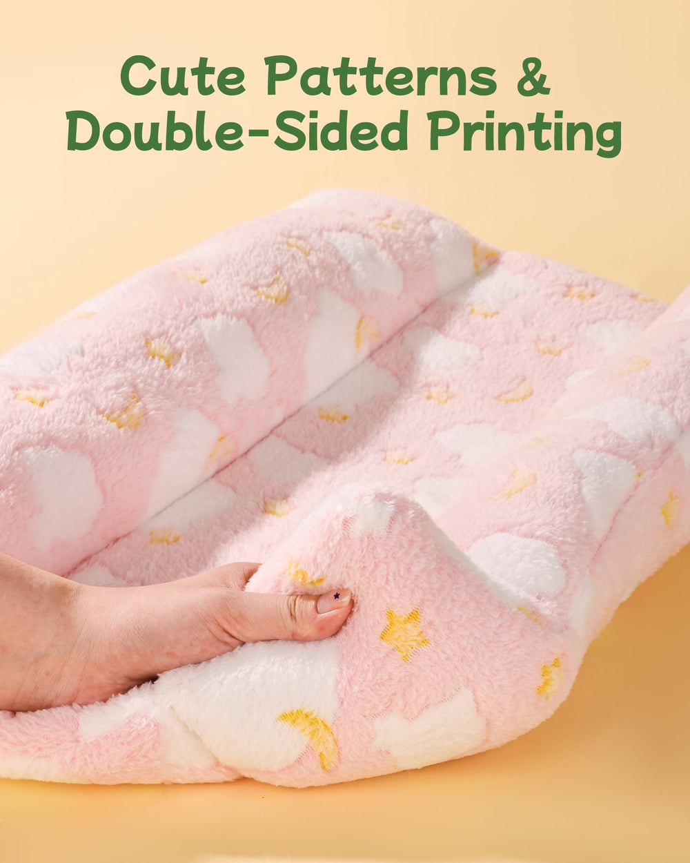 Rodizoo bunny bed foam center pillow detail for snug support.