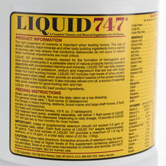 Rod's YTEX D GAL Tuttle's Liquid 747 being poured into feed to support weight and conditioning