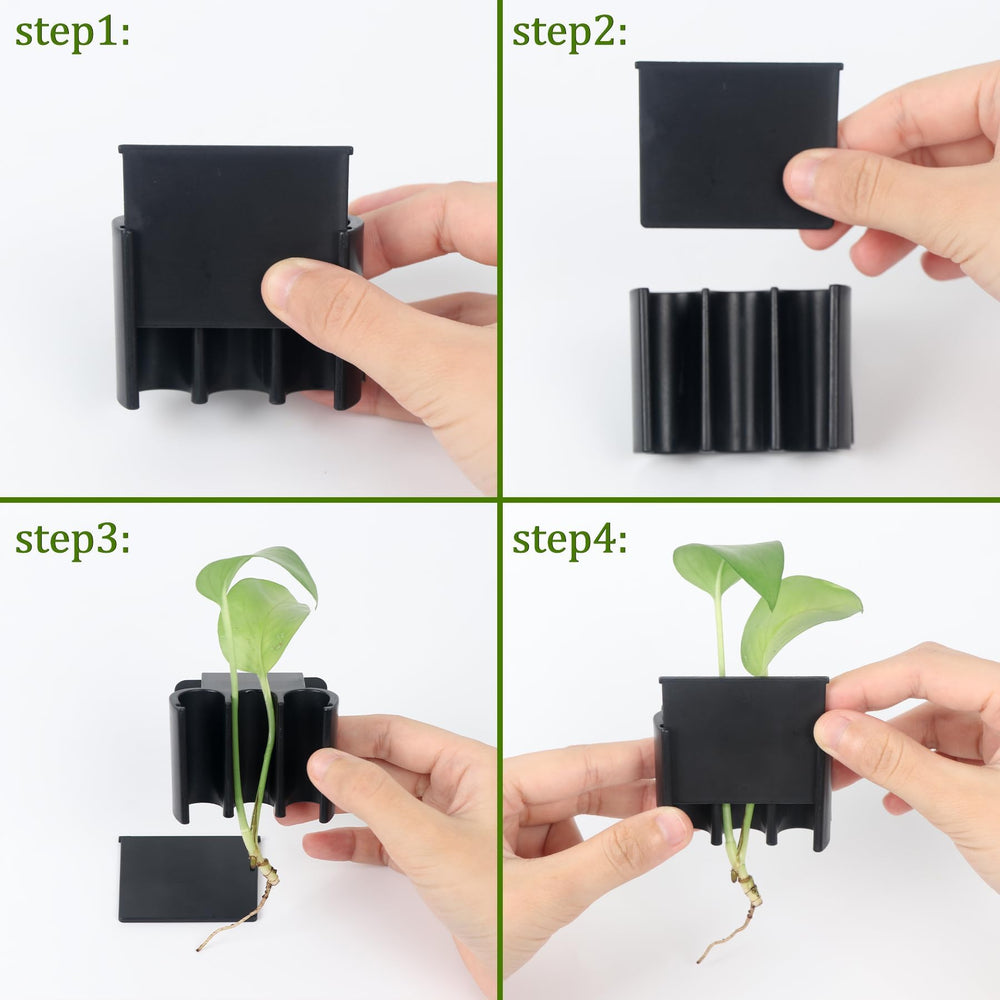 Roetelo removable baffle design enables easy plant switching.