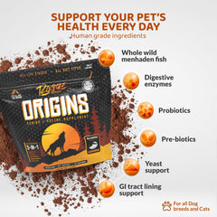 ROGUE PET SCIENCE Origins 5-in-1 dog supplement wild-caught fish oil omega nutrition
