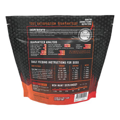 Pour and mix Origins topper into dog meal for daily nutrition and coat health