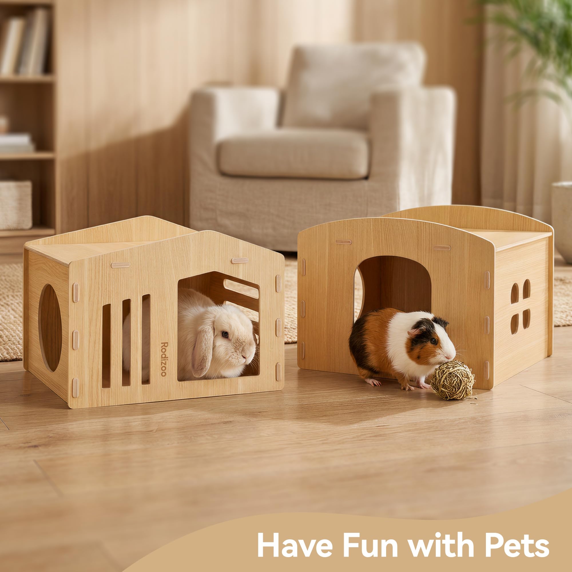 Rodizoo dual-door access allows easy entry for pets and caretakers