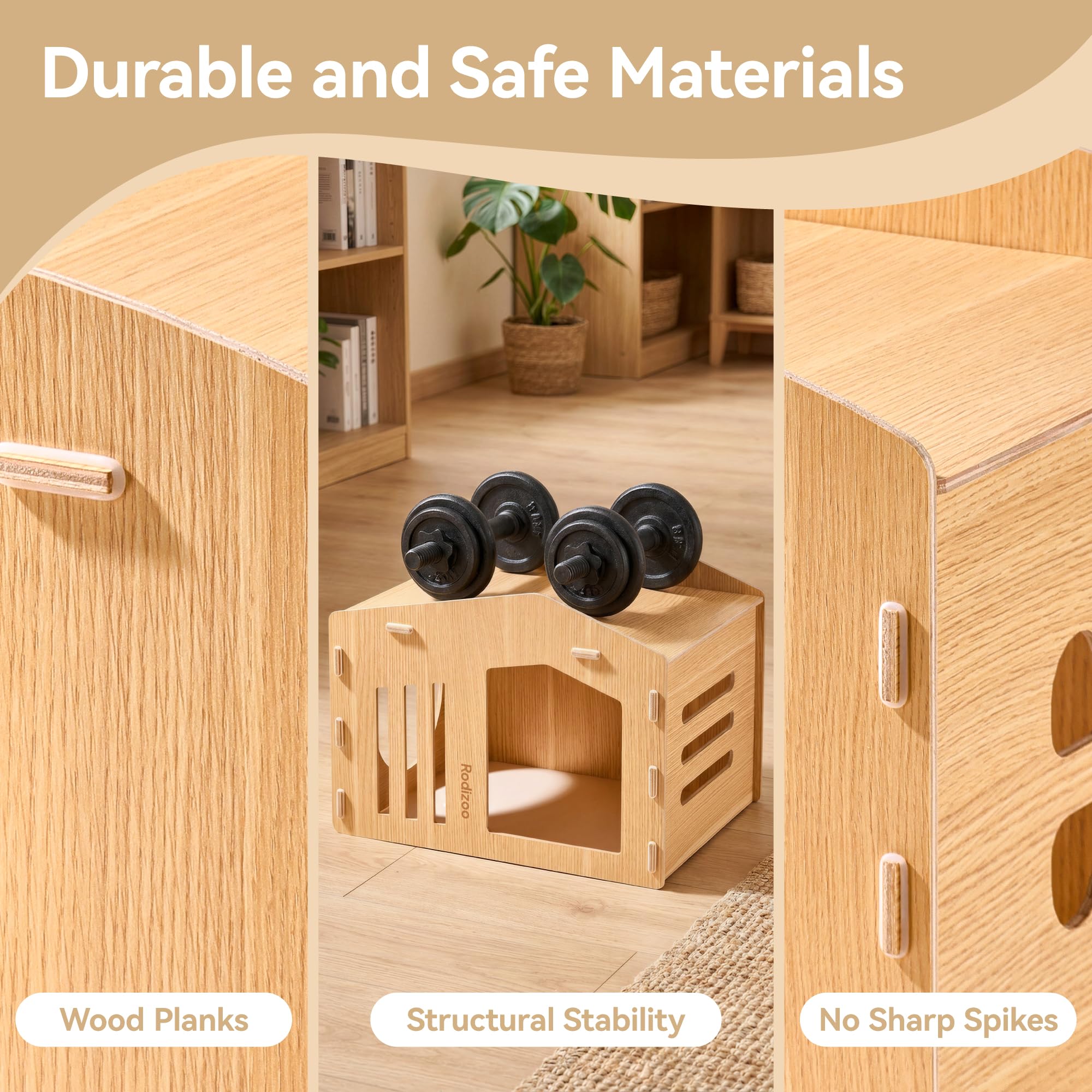 Rodizoo easy snap assembly ensures tool-free setup