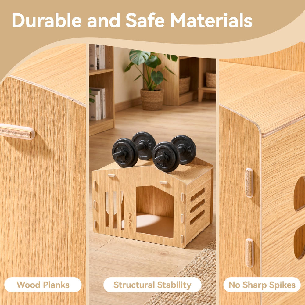 Rodizoo easy snap assembly ensures tool-free setup