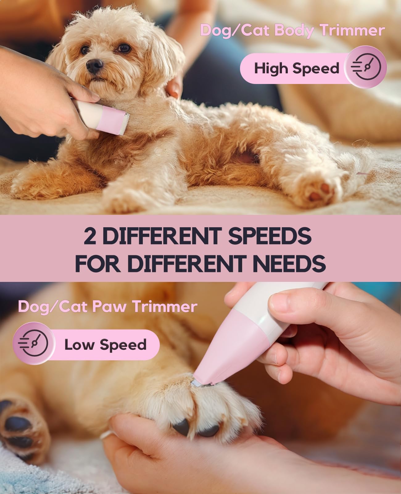 Roiffcly paw nail grinder head delivering precise trimming