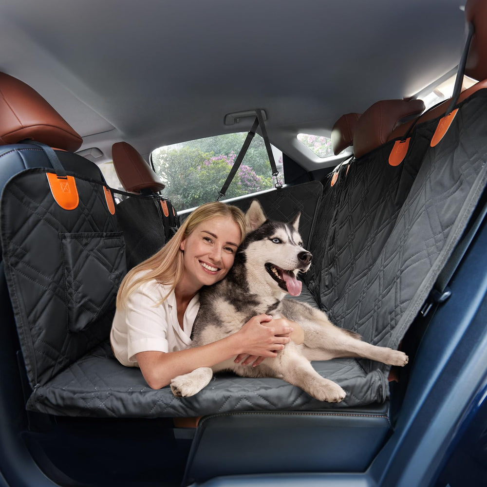 Roilpet dog car seat cover back seat extender for safer travel