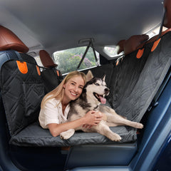 Roilpet dog car seat cover back seat extender for safer travel