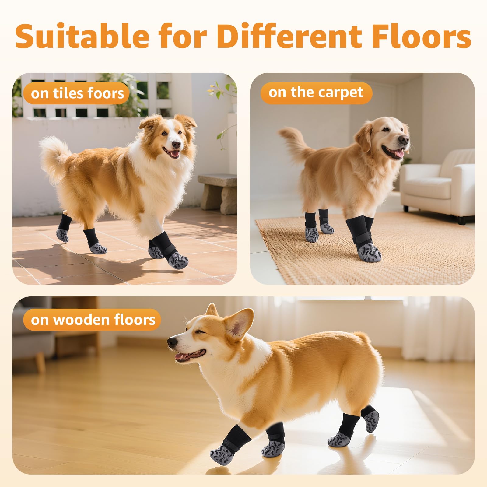 Roilpet protection reduces floor and furniture scratches from paws and nails.