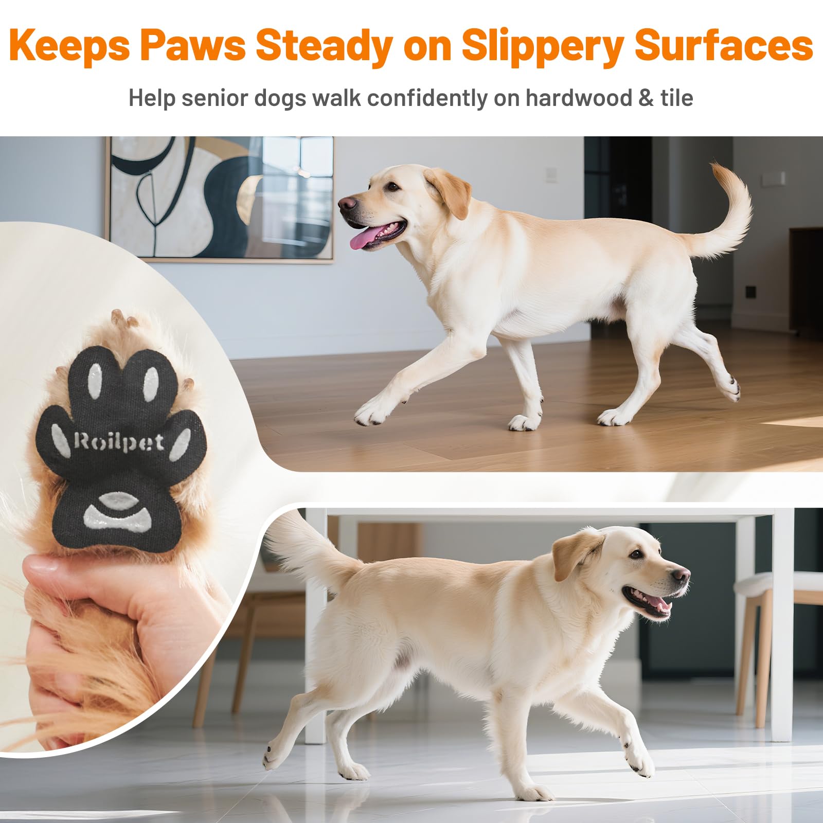 Roilpet toe grips zero-point-zero-four-inch fit snugly.