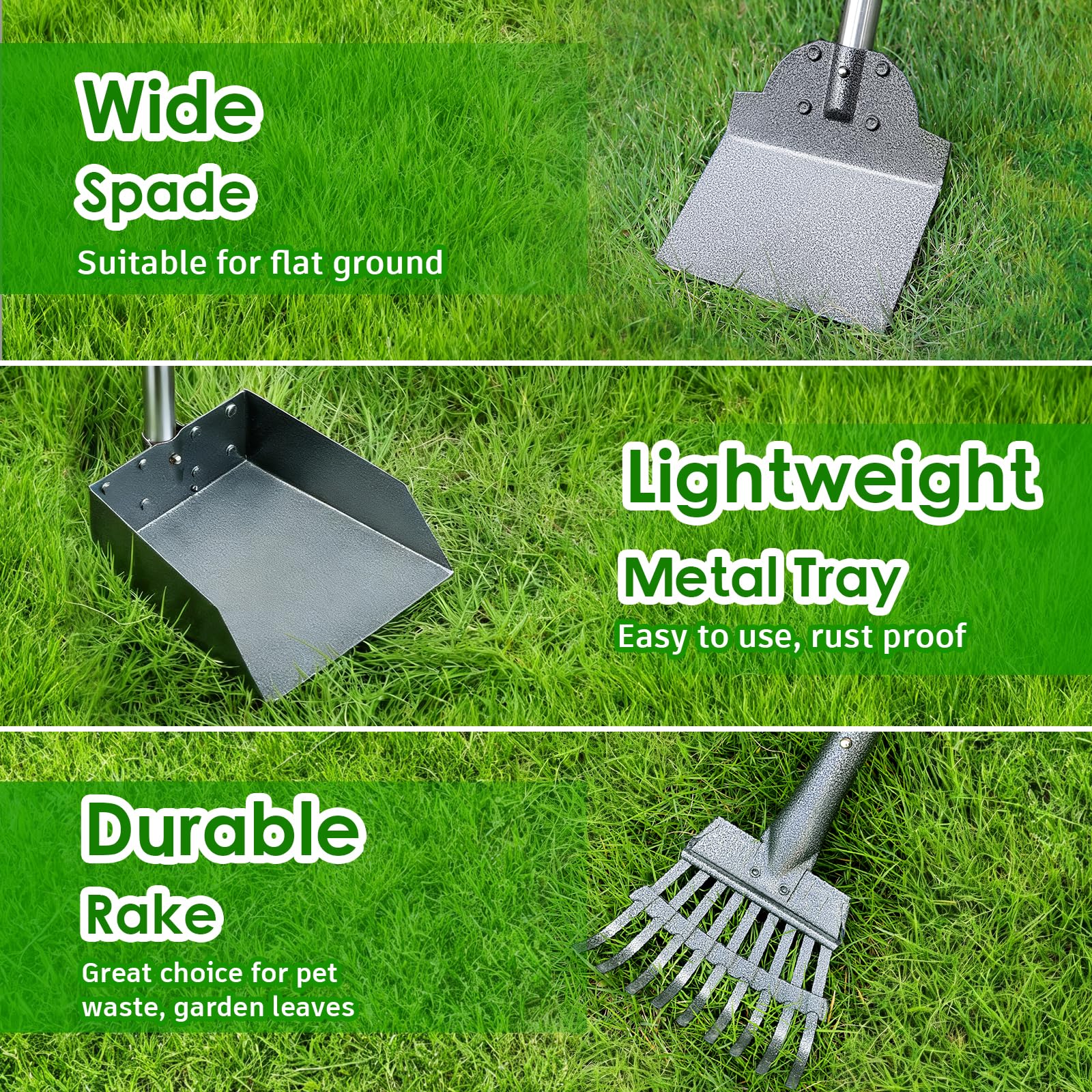 ROIUBPO aluminium body keeps tool light yet sturdy for large dogs.