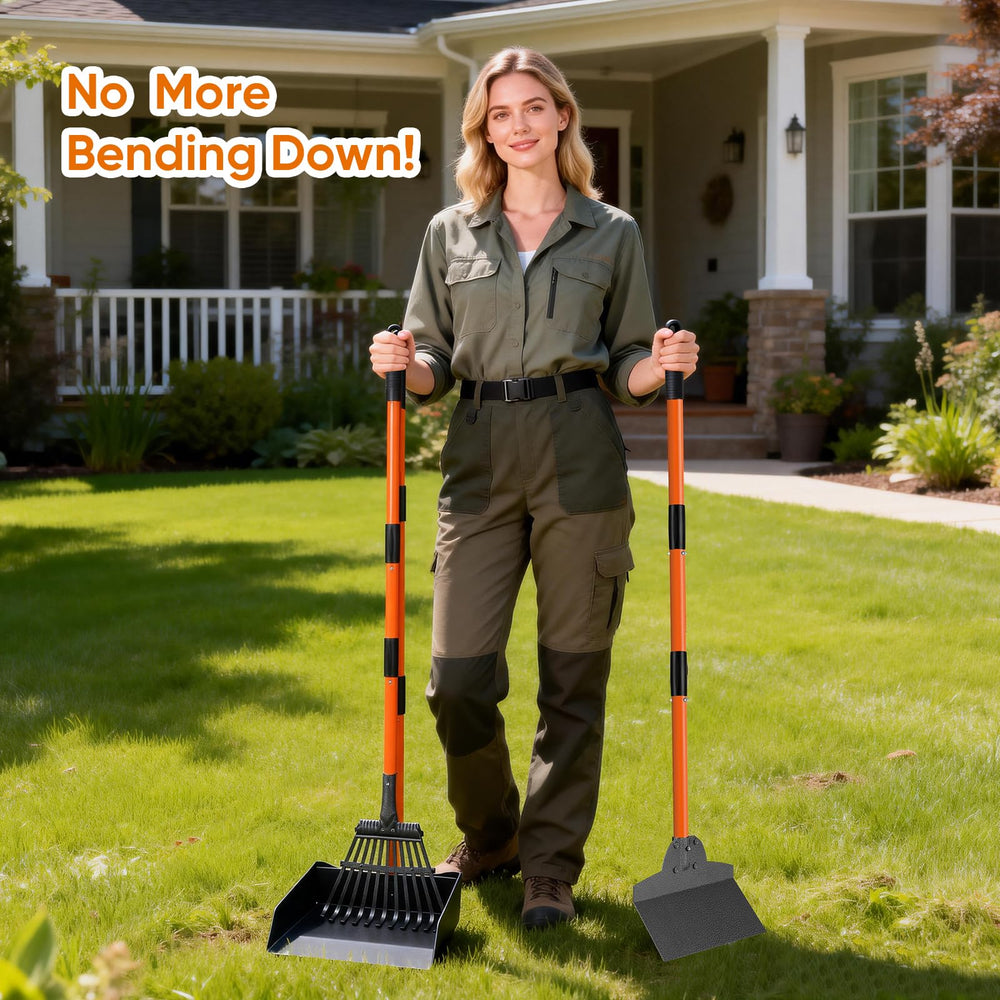 ROIUBPO Pooper Scooper hose-clean design for quick cleanup.