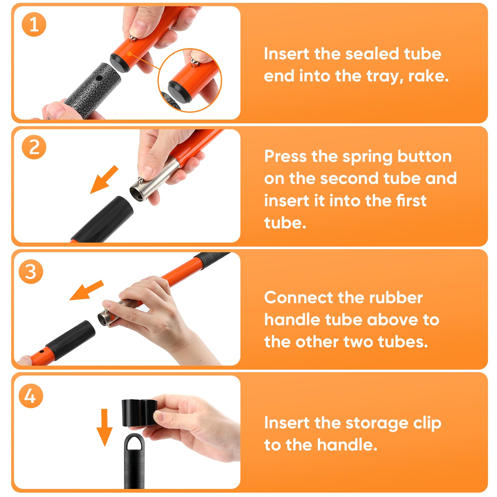 ROIUBPO scooper operates on grass, dirt, and gravel for tidy yards.