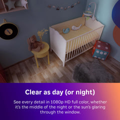 Roku Indoor Camera detects motion and sound for timely alerts on your phone.