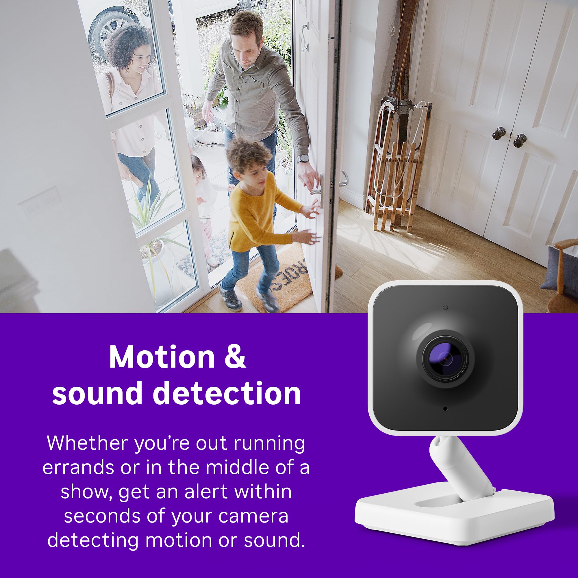 Roku Smart Home app lets you control settings remotely.