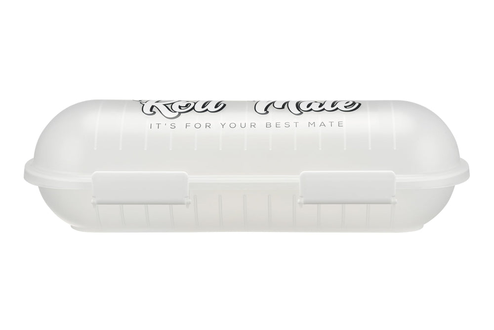 Roll Mate Small fridge organization reduces clutter and odors.