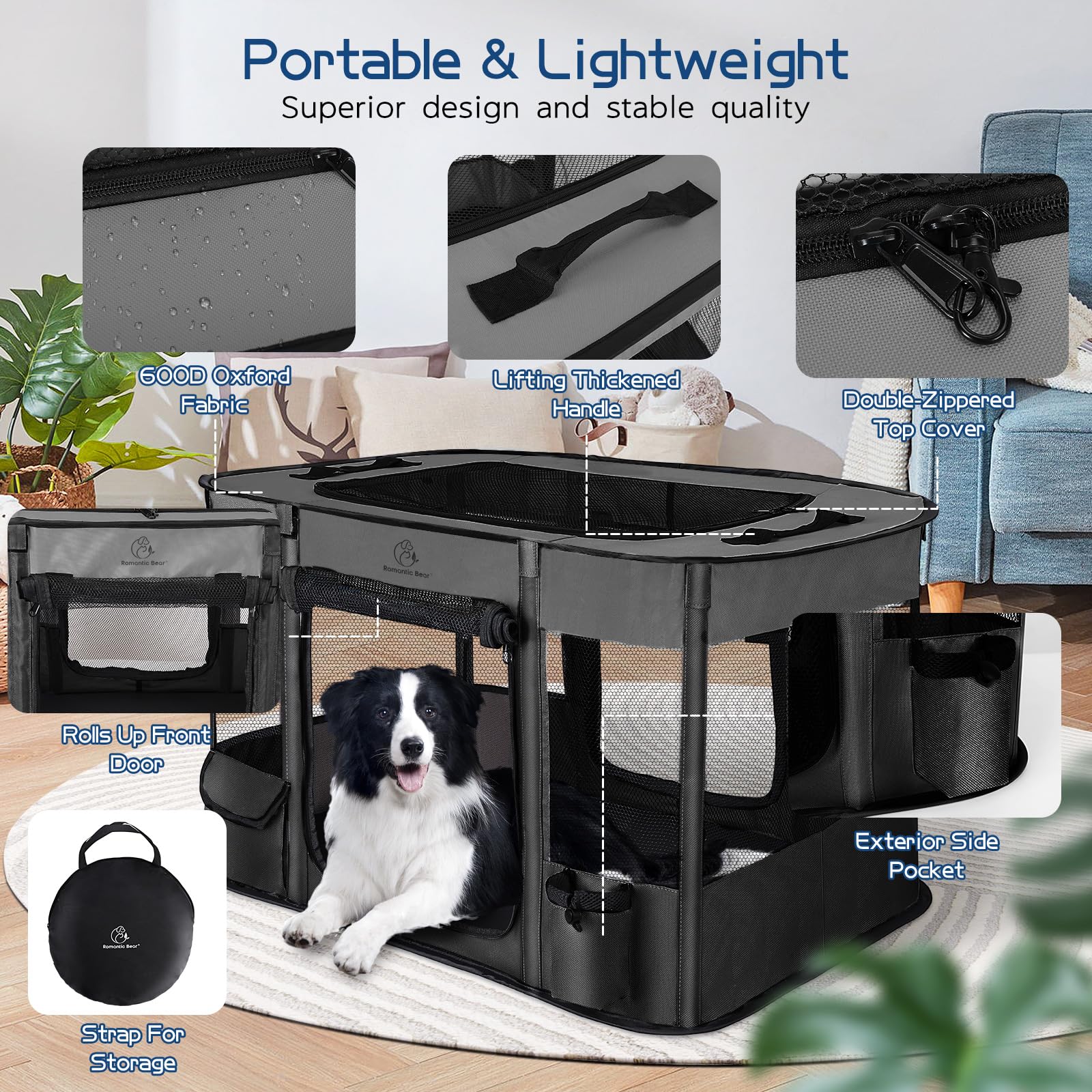 Romantic Bear carry case enables portable travel and camping setups