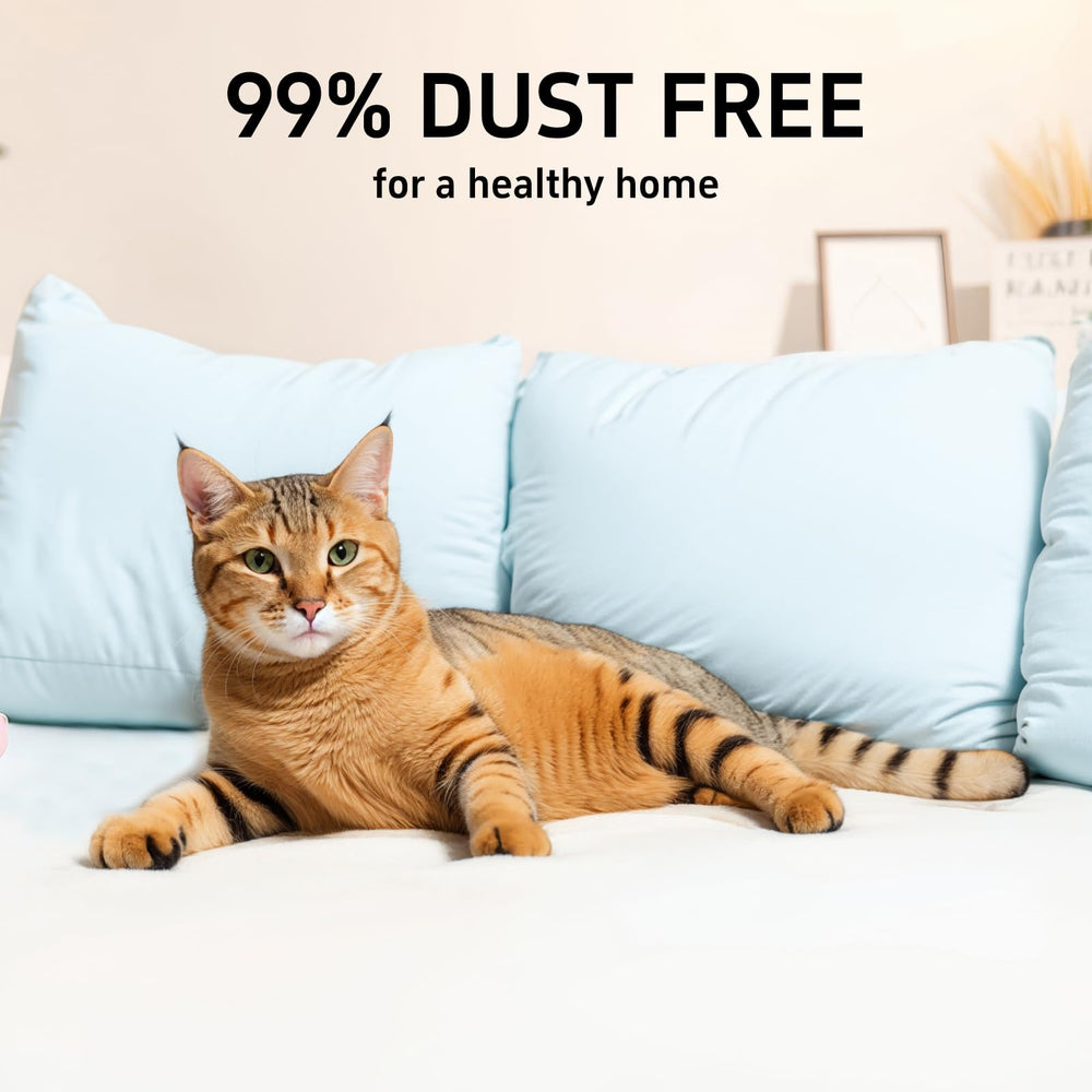 Romod 2Bags 5-in-1 tofu cat litter flushable packaging for easy disposal