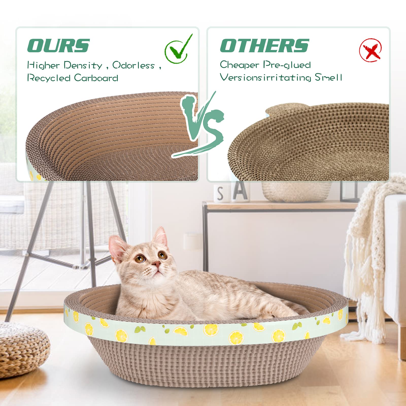 ROMOHOM breathable cardboard bed blends comfort with chic decor for modern homes.