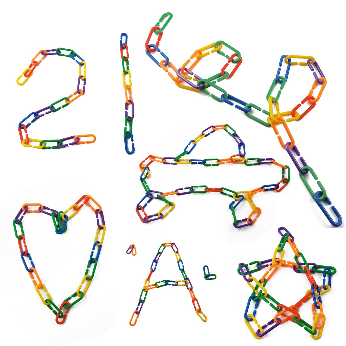 RONYOUNG multi-color plastic hooks for easy linking and customization