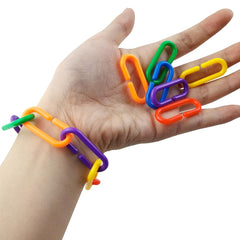 RONYOUNG rainbow chain setup for bird swing in the cage