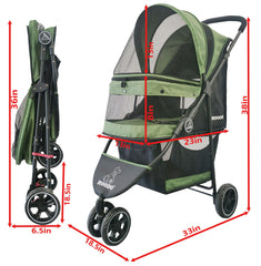 ROODO breathable pet rest area keeps your companion comfy during walks