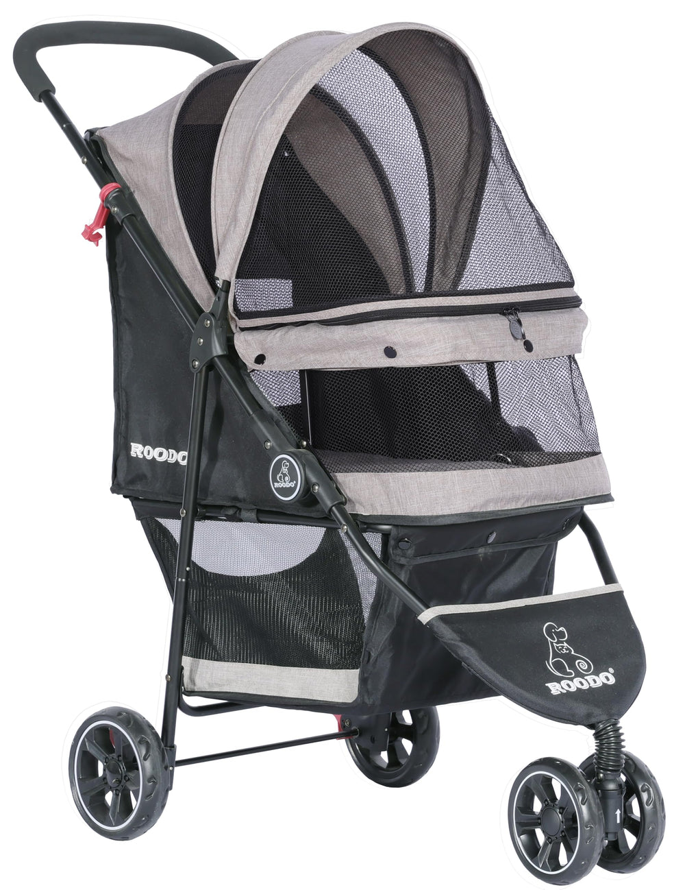ROODO stroller supports pets up to 30lbs for cats and dogs