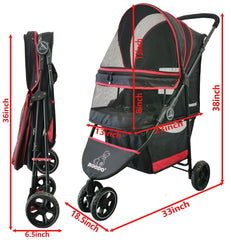 ROODO Escort folded image, quick storage and portability.
