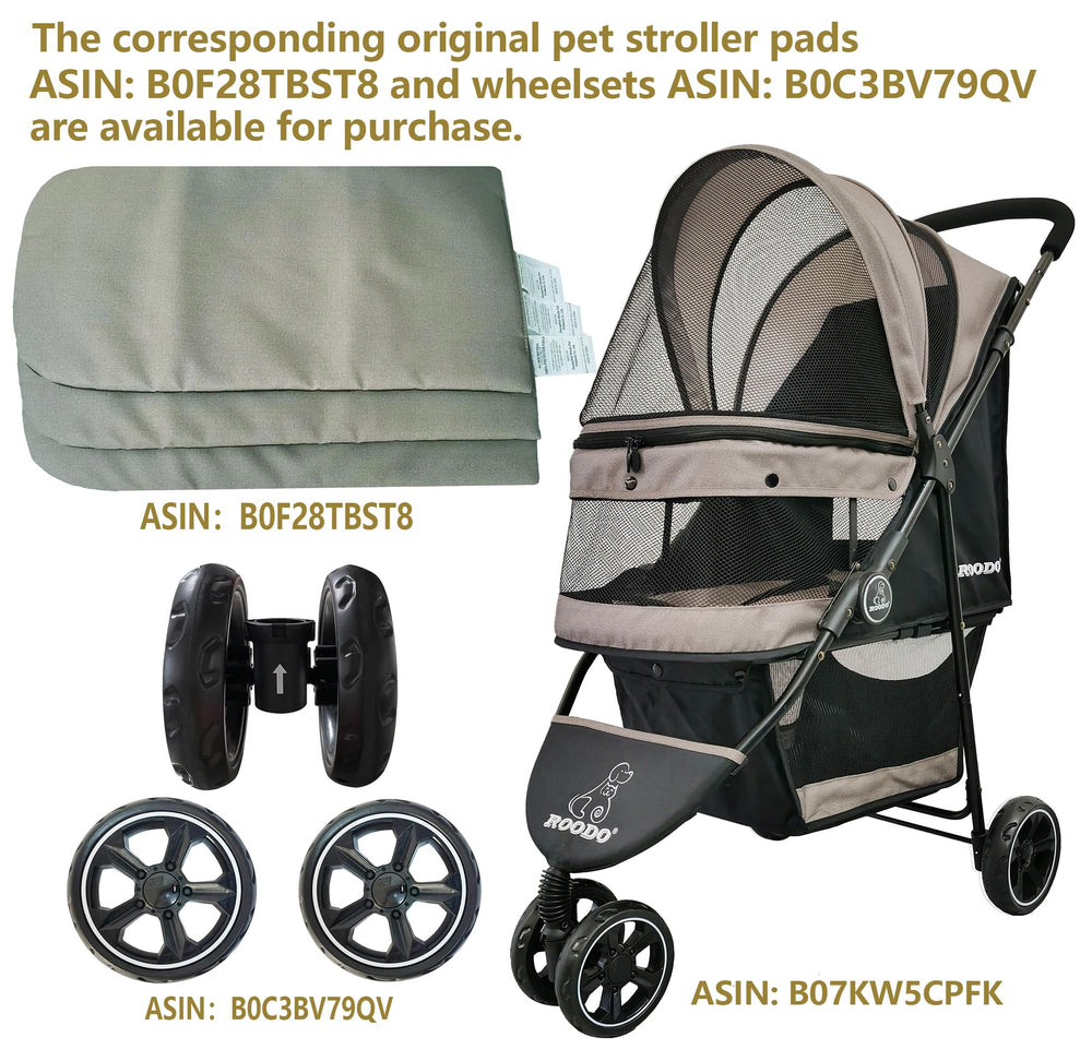 ROODO Escort lightweight design shown for effortless transport to parks.