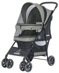 ROODO Escort 4 Wheel Pet Stroller front view showing smooth maneuverability for pets