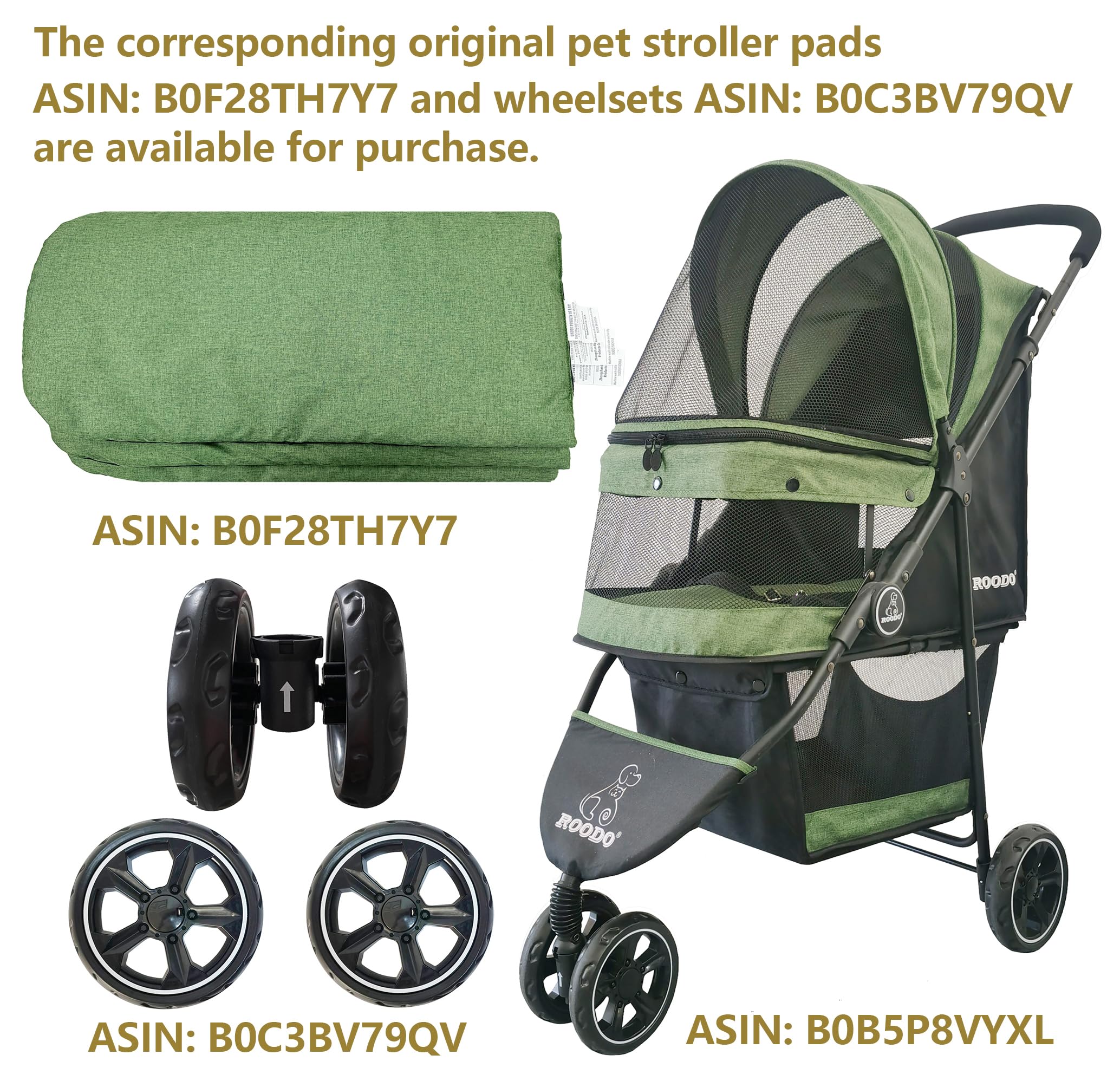 ROODO packing size 15x5-5x25 inches for travel packing