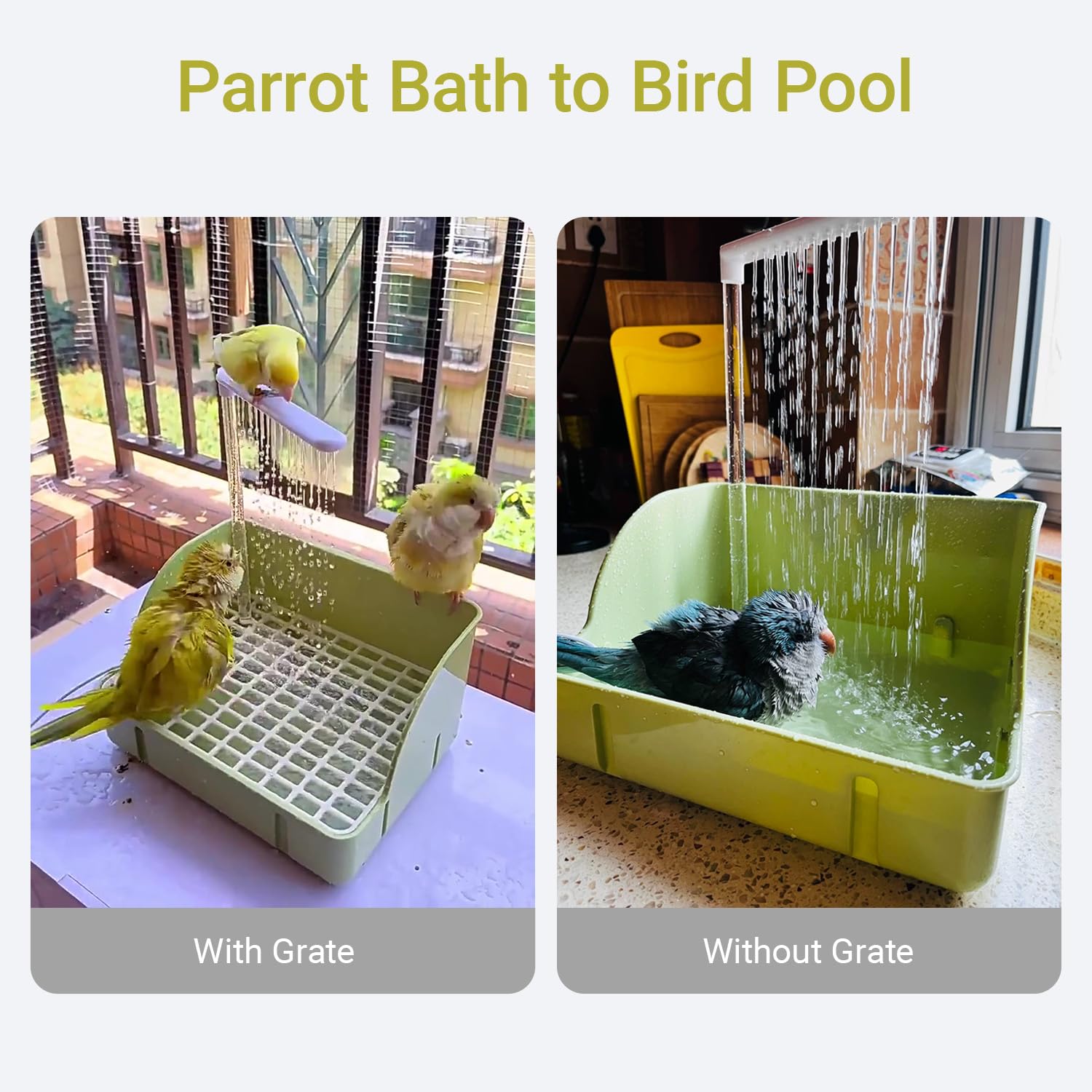ROOJUNE bite-resistant safety design protecting curious beaks