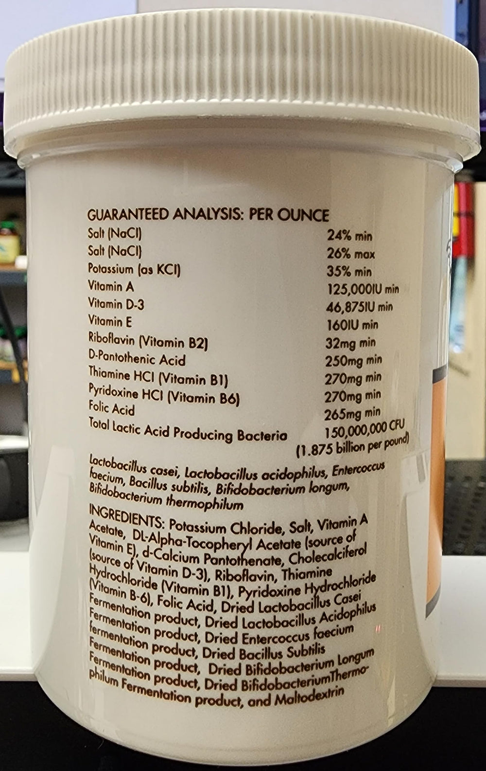 Rooster Booster lactobacillus illustration highlights probiotic concept for poultry.