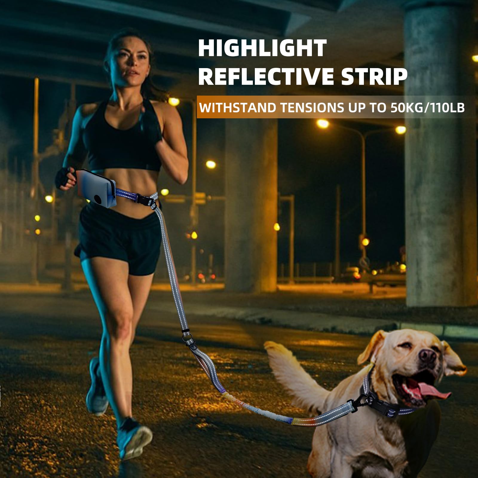 Roses&Poetry reflective stitching improves nighttime visibility