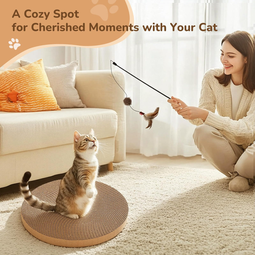 RoseYouth multi-scene use scratch pads suit beds and indoor cat toys